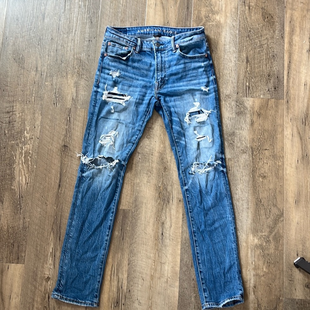 American Eagle men’s 30-32 slim air flex blue jeans